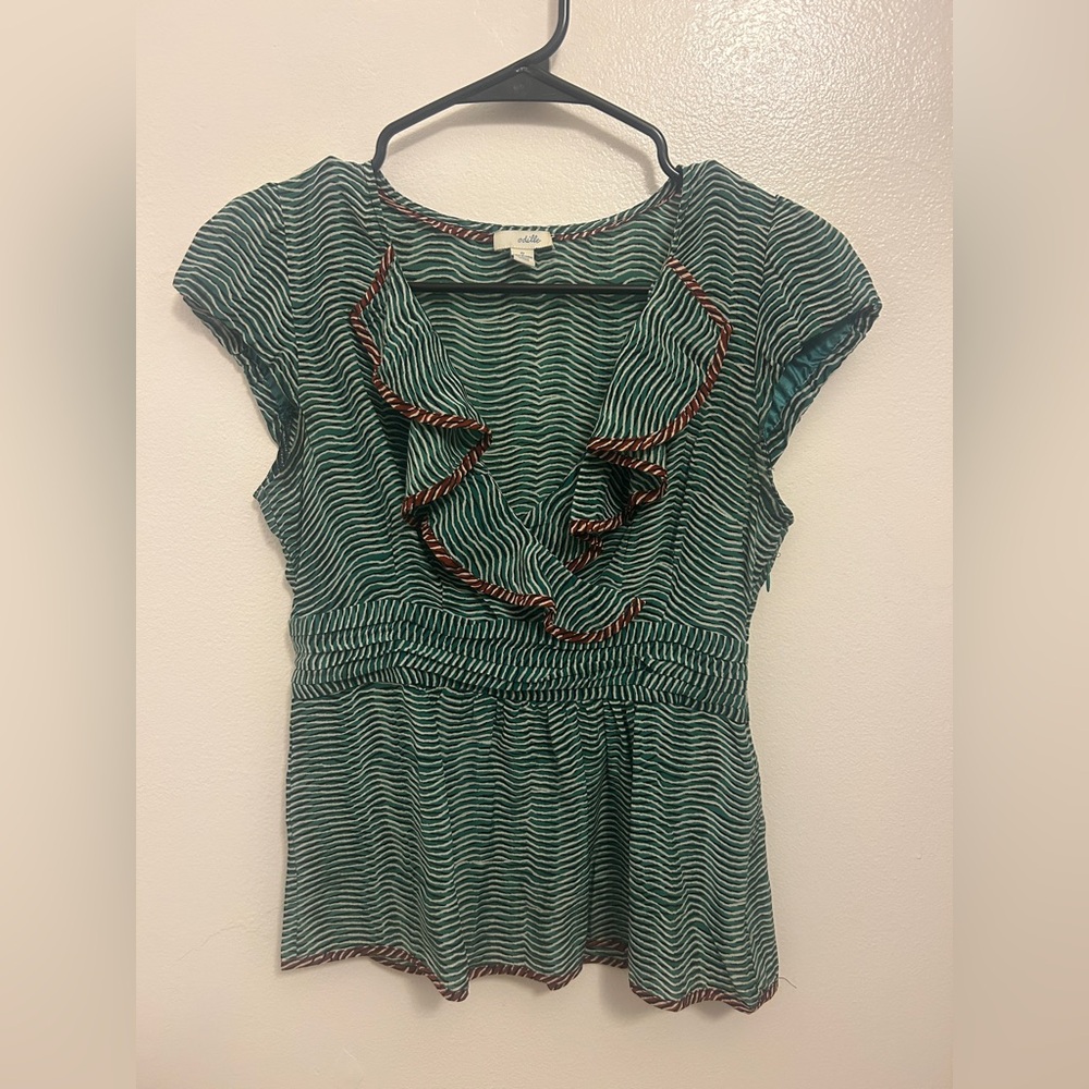 🤎 Odille🤎 Ruffle Blouse - Picture 3 of 9